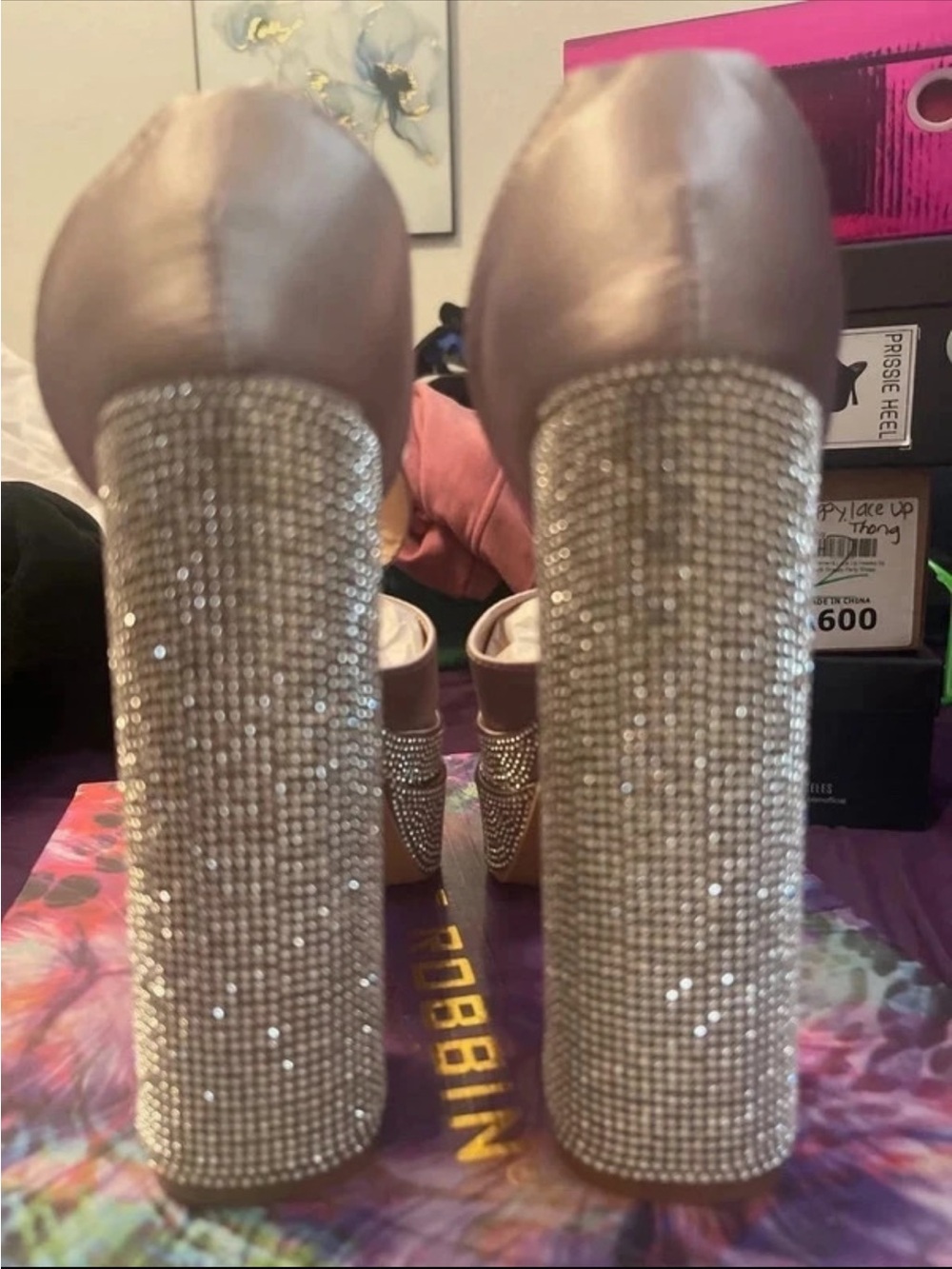 Cape Robbin Rhinestone Platform Heels - Picture 4 of 4